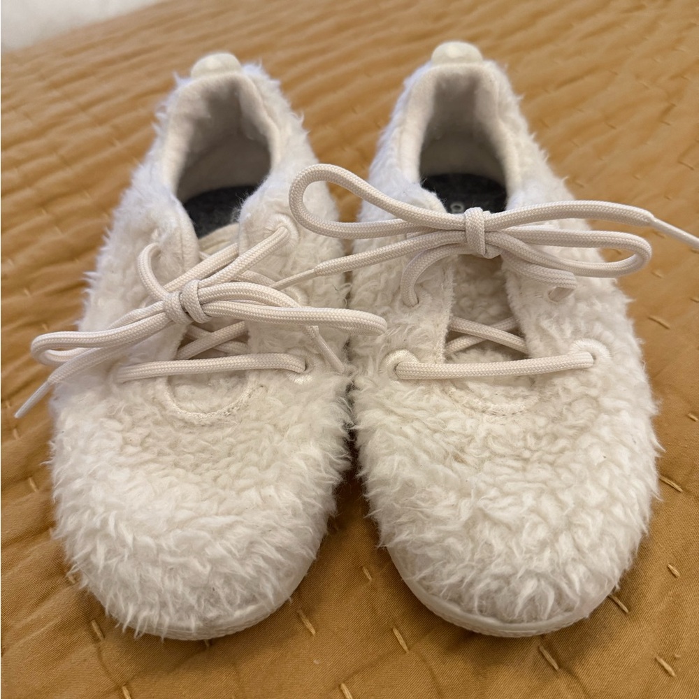Allbirds Cream Fuzzy Sneakers